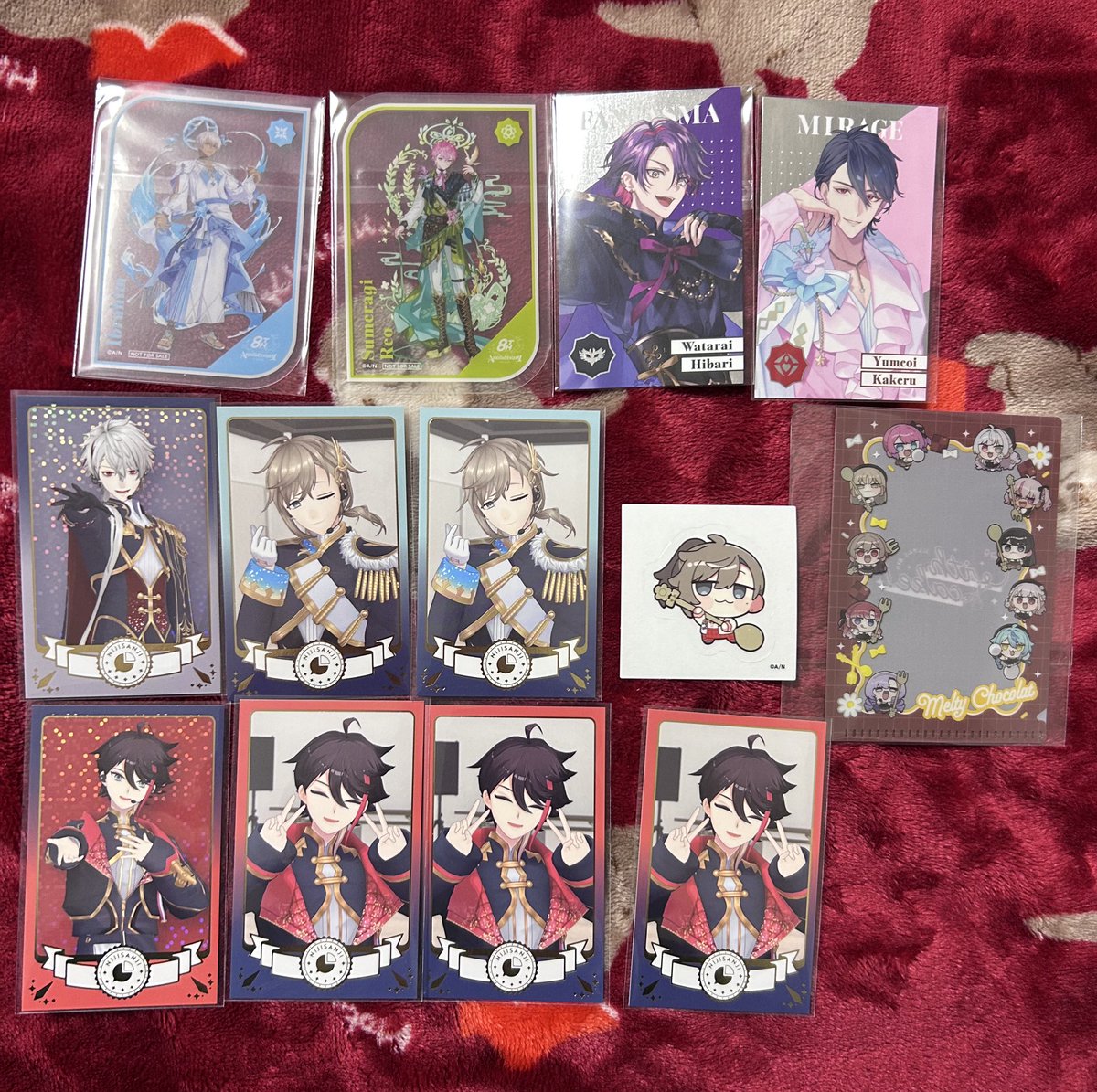 交換・譲渡】にじさんじ 8周年 8th Aグループ 共通衣装 チェキ風カード