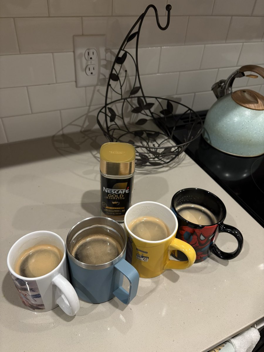 Losing streak ends today. 

I can feel it in these coffees.