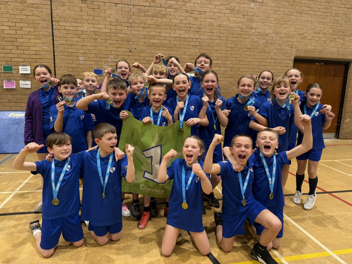 Year 5 and 6 SPORTSHALL CHAMPIONS!!!!!!!