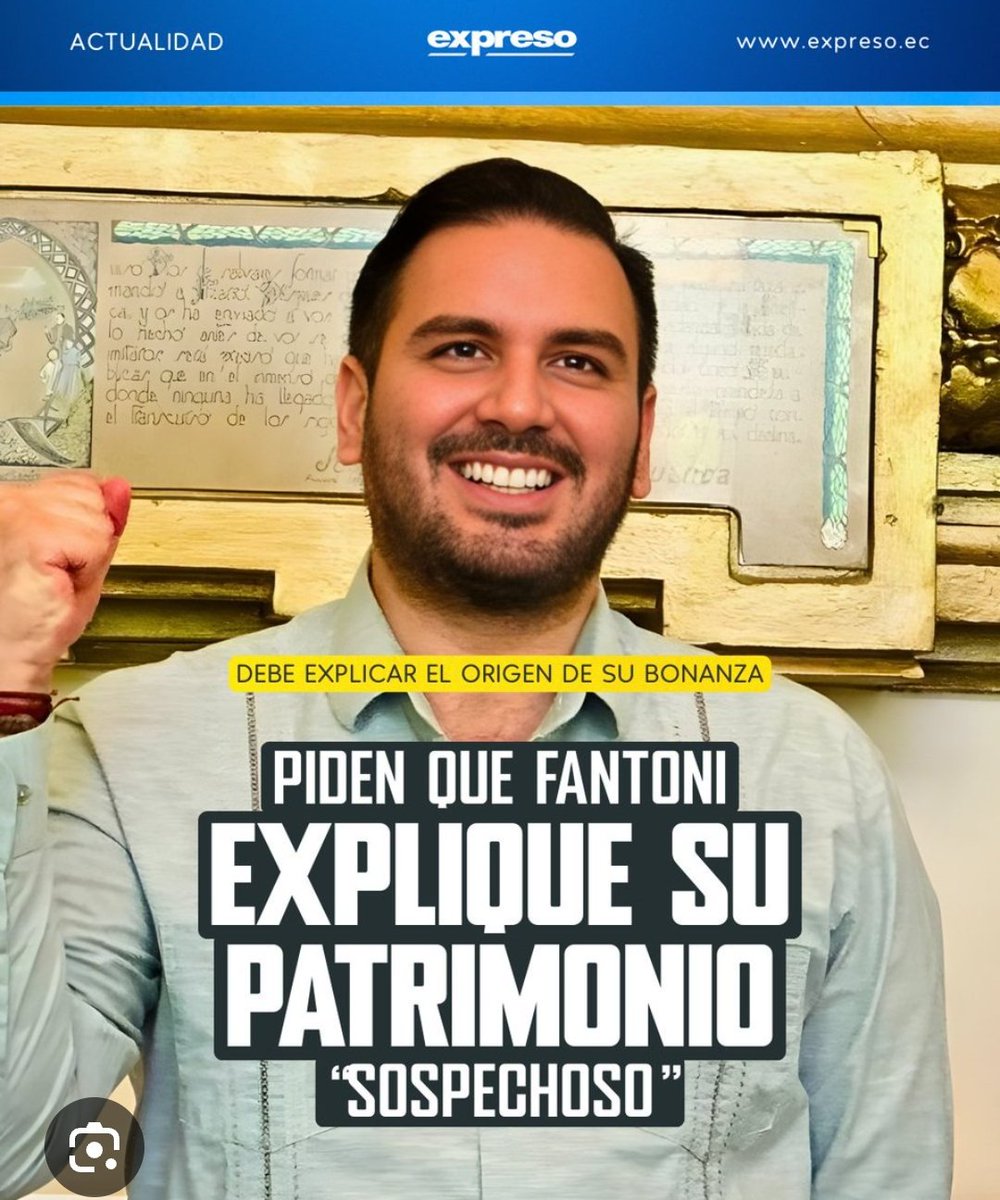 mejoresdiasEC's tweet photo. Solo pregunto:
Este favor para #PSC #OttoVera y OMISIÓN hacía nuestra veeduría ciudadana no tiene nada que ver con su aumento patrimonial, cierto @AndresFantoniB ?
🧐 @Martinminguchi
@raguilarandrade @Expresoec
@RichardJimenezM
#Cpccs #Fantoni #FueraGodoy #FueraFantoni #FueraTorres #NielsOlsen #ADN
