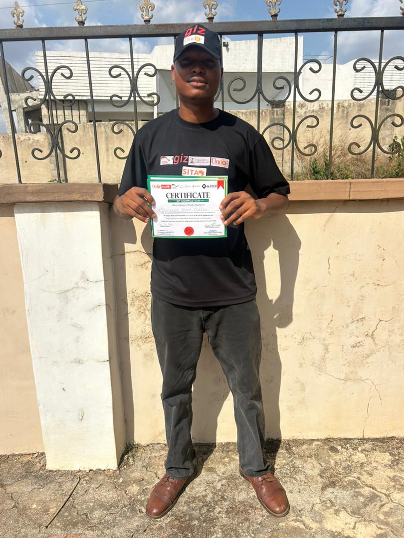 AshiwajuPriest's tweet image. Grateful to have completed the Backend Web Development program 🎓
Thanks to everyone who made this possible. On to the next level 🚀
@GIZNigeria @OndoStateGovt @NTechSystemsLtd @OndoSITA
#SkillsDevelopment #TechInOndo #BackendDevelopment