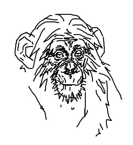 meatybug's tweet photo. @chimplyfred can an angel be a little chimpanzee? if an angel was a little chimpanzee would her name be cyndi? https://t.co/IdGiHabfcd