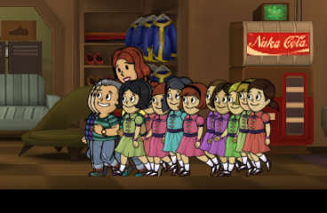 Creo q hay pocos críos en el fallout shelter sadhjgkjshdhgksg
