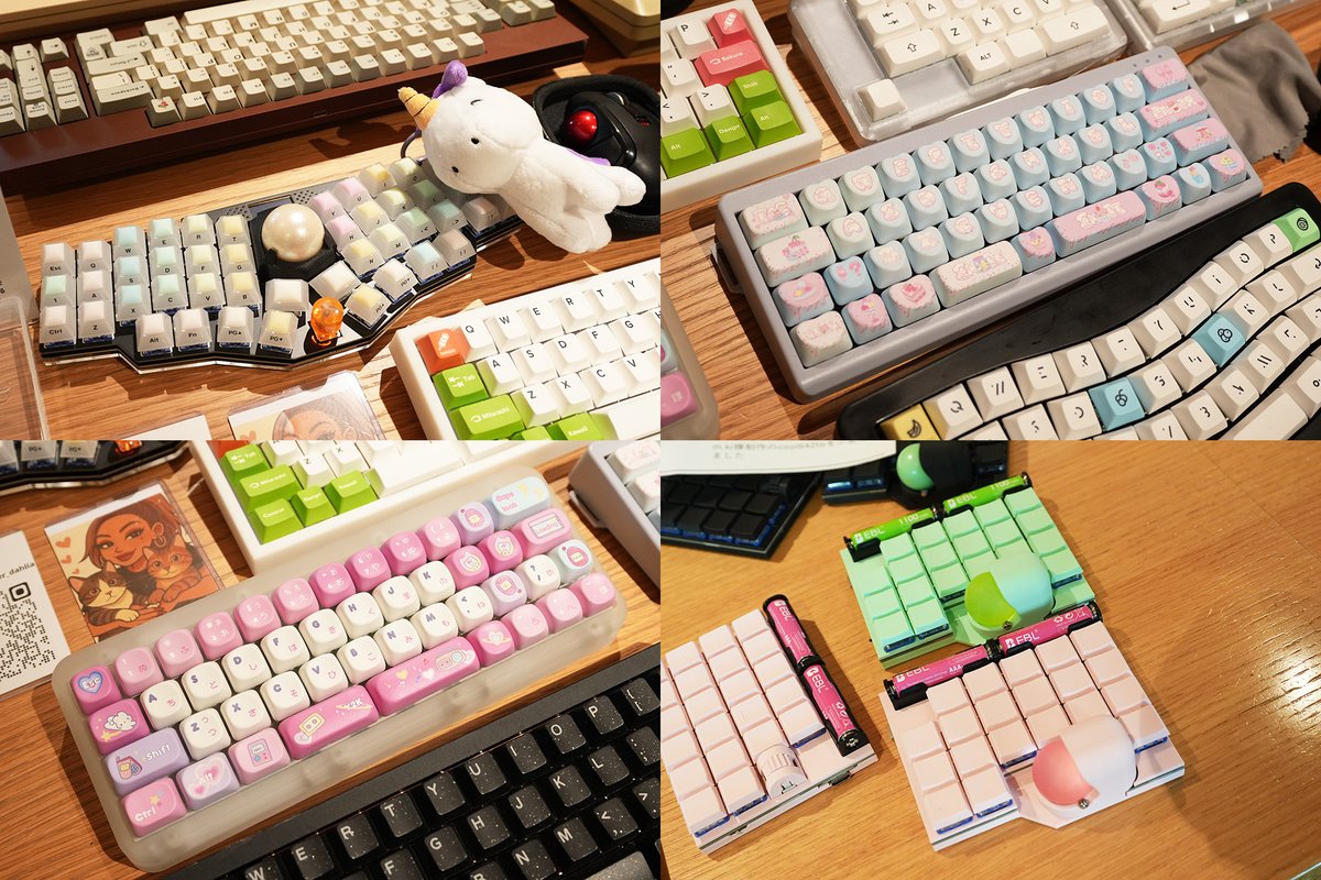 天下一キーボードわいわい会で展示されていた個人的に好きなカラー