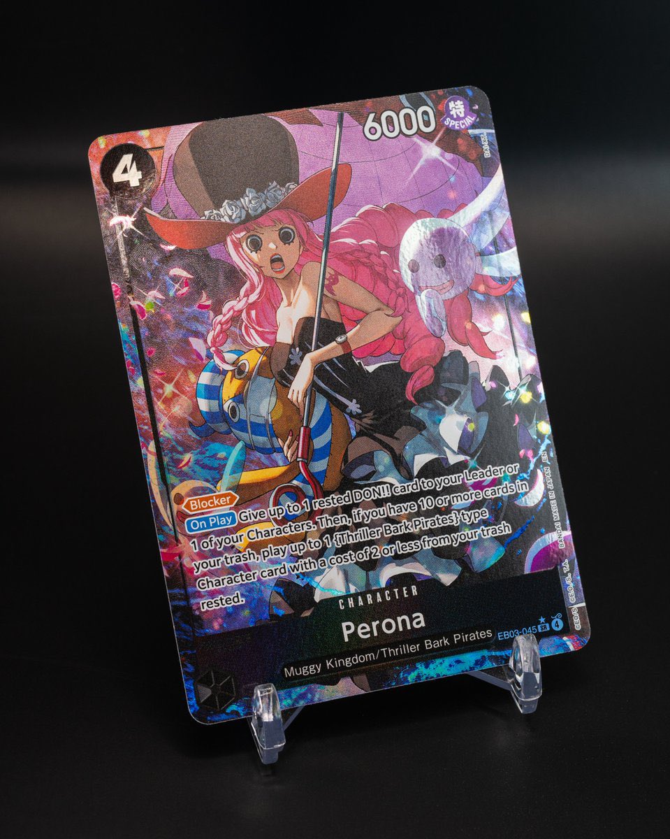 Official in-person shot of alt arts in the English EB03 Heroines