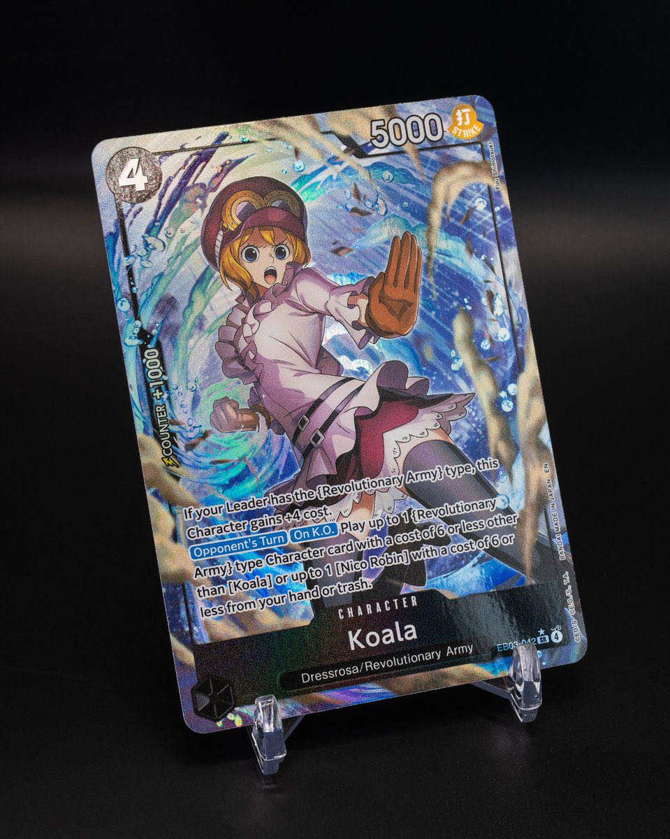 Official in-person shot of alt arts in the English EB03 Heroines