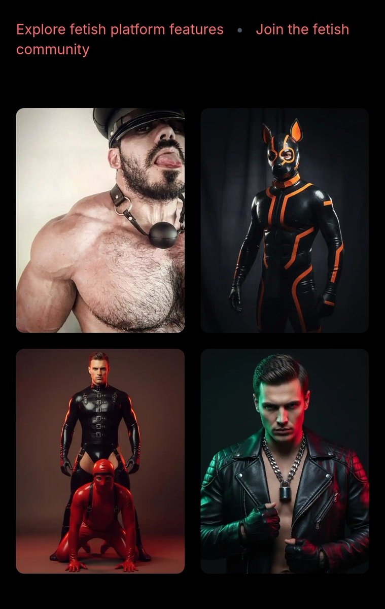 TFetishNetwork's tweet photo. Looking for real kink connections?

The Fetish Network is now LIVE.
✔️ Find Alphas, Subs &amp; Switches
✔️ Private messaging &amp; live chat
✔️ Kink-friendly games &amp; dungeons
✔️ Built for serious power exchange

Stop scrolling. Start connecting.

Join now → https://t.co/YjP7zY1V9T� https://t.co/6HbCgDV0Lw