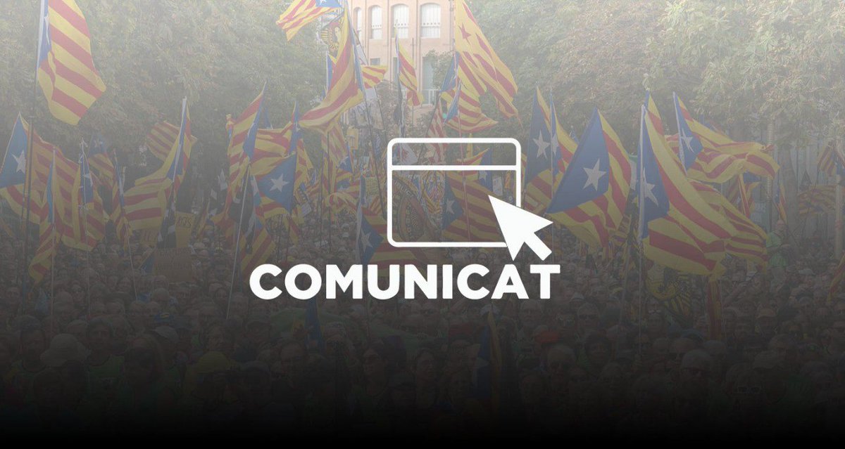 ⬛️⬜️✍️ "La causa última de tots aquests destrets és ser la darrera colònia d’Espanya. Professors, usuaris, llogaters, pagesos, hem de continuar alçats fins a assolir governar el nostre futur, fins a guanyar la independència."

Llegeix el comunicat: assemblea.cat/lesclat-del-ma…