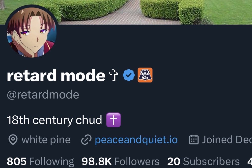 retard mode ✞ tweet media