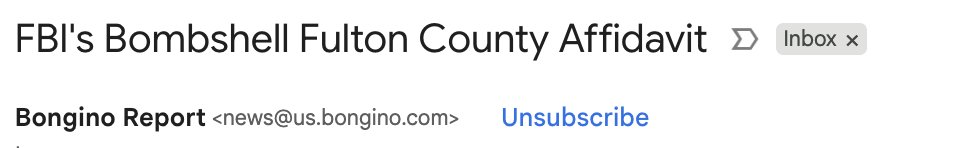 Dan Bongino left the #2 spot at the FBI without any successful investigations into the conspiracy theories he promoted to go back to his podcast and promote the same conspiracy theories. <a href="/dbongino/">Dan Bongino</a>