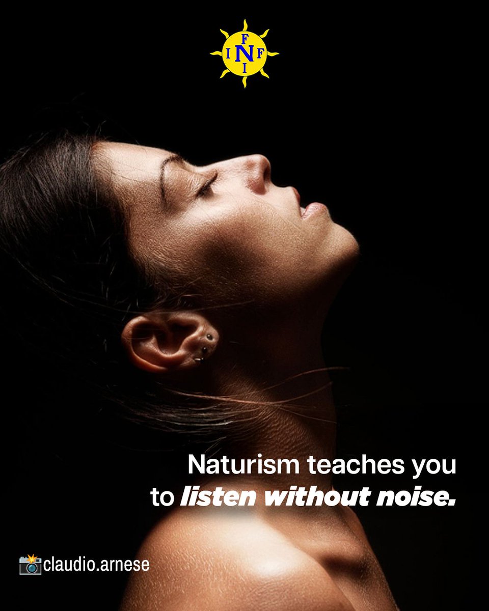 Naturism teaches you
to listen without noise.
Just you.
Your breath.
Your body.
Your truth.
In silence,
you don’t escape yourself.
You meet yourself.