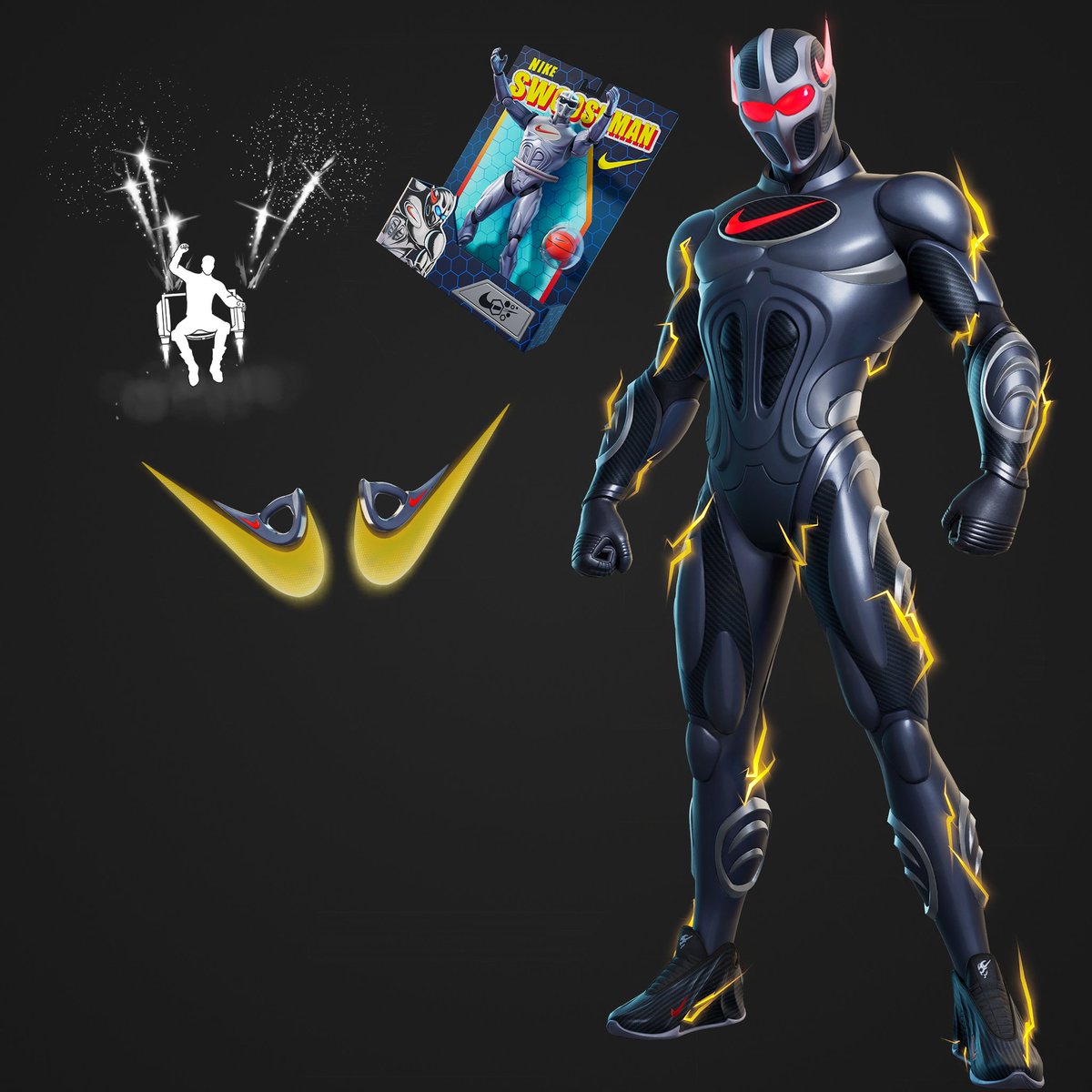 SWOOSH MAN FORTNITE SKIN REVEALED (NIKE)