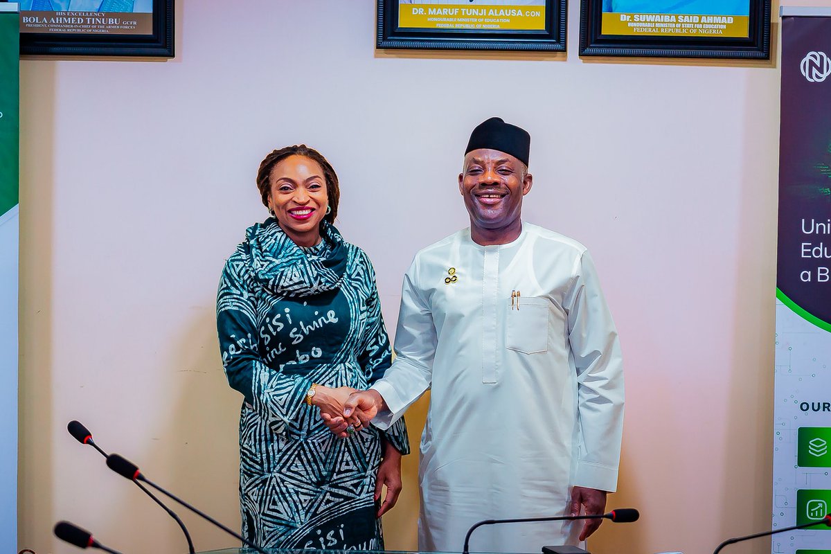 DrTunjiAlausa's tweet photo. Today, I hosted the 2nd Co-Chair Meeting of the National Talent Accelerator under @NATEPNigeria in my office, alongside the Honourable Minister for Industry, Trade and Investment, Dr. @joduwole. Building on our inaugural Roundtable in November 2025, we reviewed our system analysis and agreed on decisive actions to fast-track talent development across Nigeria.

As I stated at the Roundtable, Nigeria stands at a crossroads. The Nigeria Skills Accelerator is a bold call to action — uniting government, industry, academia, and development partners to position our nation as a global hub for skilled talent and innovation.

I appreciate the partnership of the CEO of Africa Finance Corporation, Mr. Samaila Zubairu; Mr. Boye Olusanya of Flour Mills Nigeria; our committee members, delegates, and the NAPTEP team for their continued commitment to this national priority.