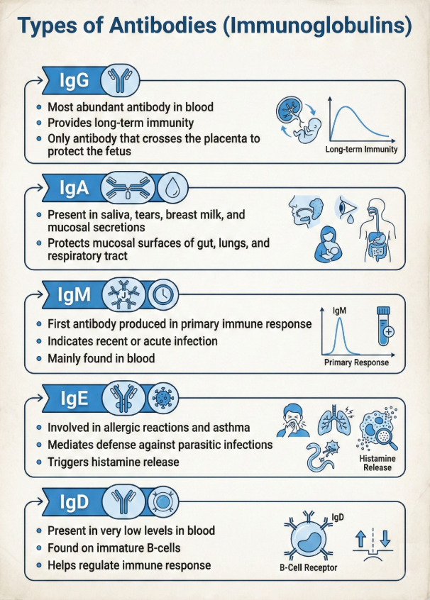 Tipos de anticuerpos