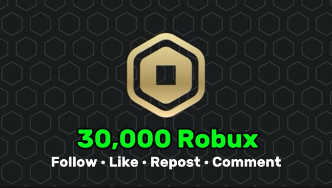 30,000 ROBUX GIVEAWAY! 🤑

To Enter:

1: Follow ✅
2. Like and Repost! 🩷♻️
3. Comment “Done!”

Get $50 Roblox card link in bio 

 Ends in 2 Days! 🎉

#roblox #RobloxDev #ROBLOX #robuxgiveaway #robuxgws #RobloxDevs