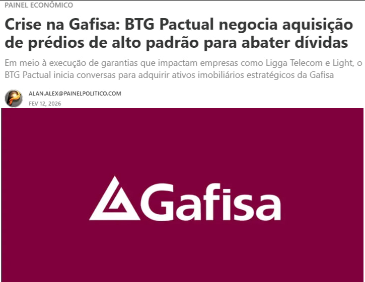 Mercado_Milion's tweet photo. #Gafisa #GFSA3
Depois da #LIGT3 e #AALR3...
🚨𝗕𝗧𝗚 𝗮𝘃𝗮𝗻ç𝗮 𝘀𝗼𝗯𝗿𝗲 𝗮𝘁𝗶𝘃𝗼𝘀 𝗱𝗮 𝗚𝗮𝗳𝗶𝘀𝗮
O Globo
++Após executar as garantias de Nelson Tanure relacionadas à Ligga Telecom, a Light e Alliança Saúde, o BTG avança sobre alguns ativos da endividada Gafisa. https://t.co/nymiqJKYZl