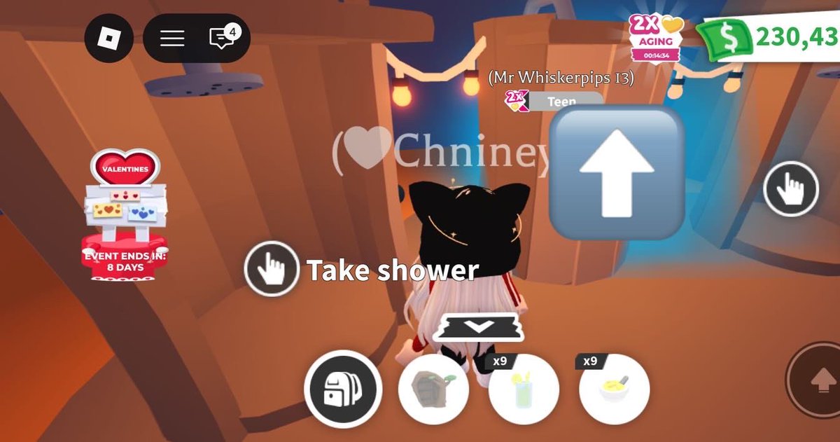 chniney's tweet photo. Did you know you could activate 2XP for 15min per day in @PlayAdoptMe https://t.co/Abr5V5krSa