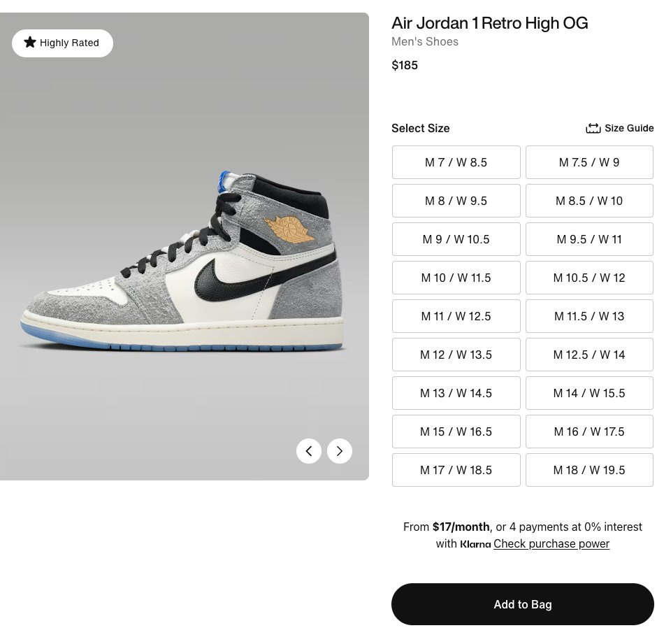SOLELINKS's tweet photo. Ad: Straight to cart
Air Jordan 1 Retro High OG 'All-Star'

Mens:https://t.co/fLYPFG2Ky6
GS:https://t.co/rJQhDV2tcz
PS:https://t.co/SykCX1pzDz
TD:https://t.co/JdCAZXCa0k https://t.co/RyywWFKKpL