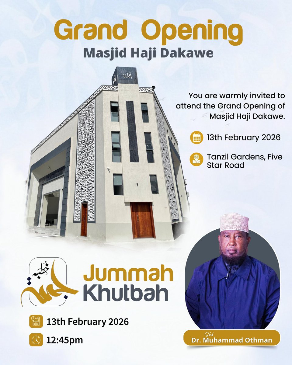 JamaludinSheikh's tweet photo. Grand Opening of Masjid Haji Dakawe.
📍Tanzil Gardens, Five Star Road. https://t.co/g0mD9lDU5Y