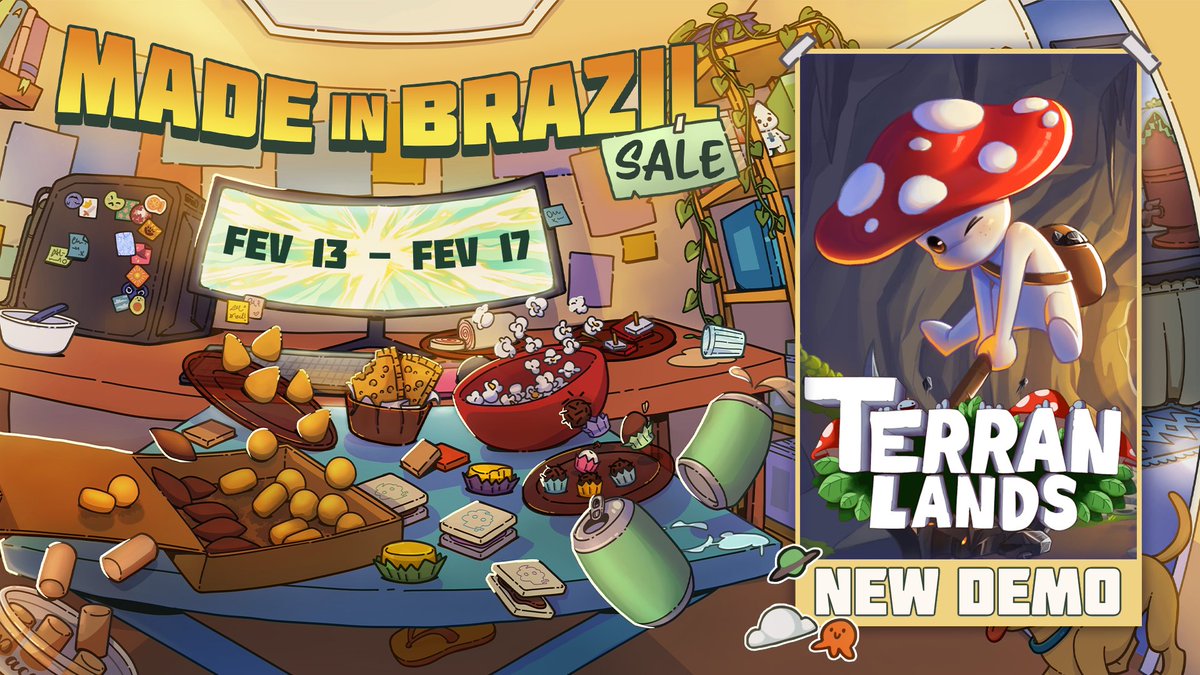 Cube Legal 🍄 TerranLands - Wishlist on Steam tweet media