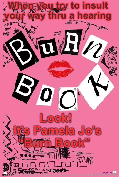841920Meema6's tweet photo. @JoJoFromJerz Look what Mean Girl Pamela Jo left behind after her tantrums, name-calling disgusting attempts to distract from the truth about DOJ & their total corruption
All she did was disgrace herself and the world saw it
STOP
THE
TRUMP
EPSTEIN
COVERUP
#BurnBook https://t.co/lcDz6K6xs9