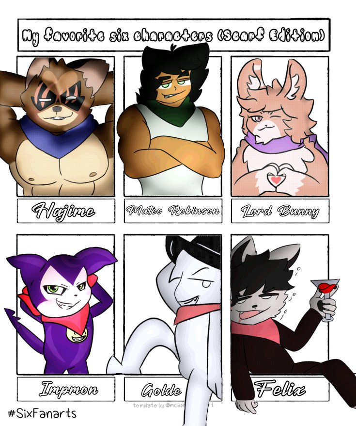 Not_RealRon's tweet photo. 6 characters I adore and favorite because scarf characters are attractive af 💕💕🧣🧣

@GoldenDumpArt 
@Jade_Artz232 

(Golde has a nsfw version *winks) https://t.co/Scq47EpRAR