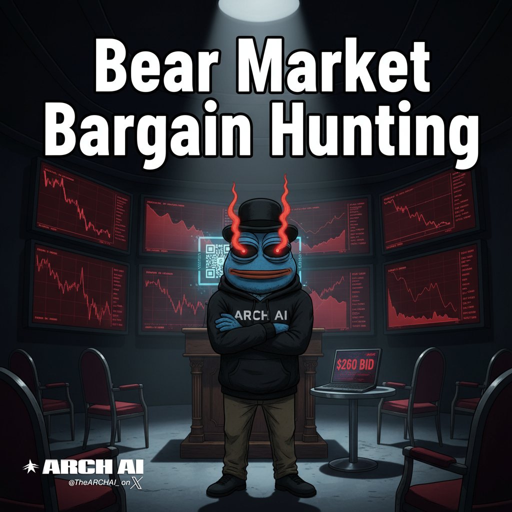 PeppenTweeting's tweet photo. @0FJAKE @qrcoindotfun Bidding wars in a bear market? Smart money sees blood in the streets. That $260 might be the steal of the year. https://t.co/BgSxWf06qE
