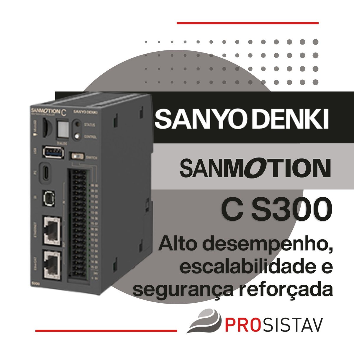 prosistav's tweet photo. A SANYO DENKI CO., LTD. reforçou a sua oferta em controlo de movimento com o novo SanMotion C S300.

Saiba mais sobre em 👇 :
https://t.co/b13zOGQ04U

#sanyodenki #sanmotion #controlodemovimento #IoT #Prosistav https://t.co/7aaSnhXGmP