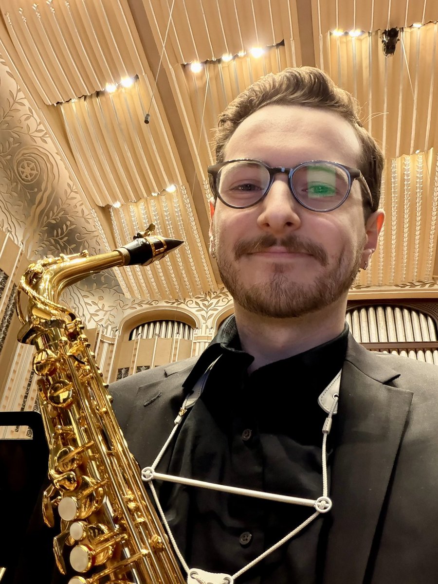 coasterben's tweet image. Performed at Severance Hall btw. Best acoustics of any stage I have ever played on. 🎷