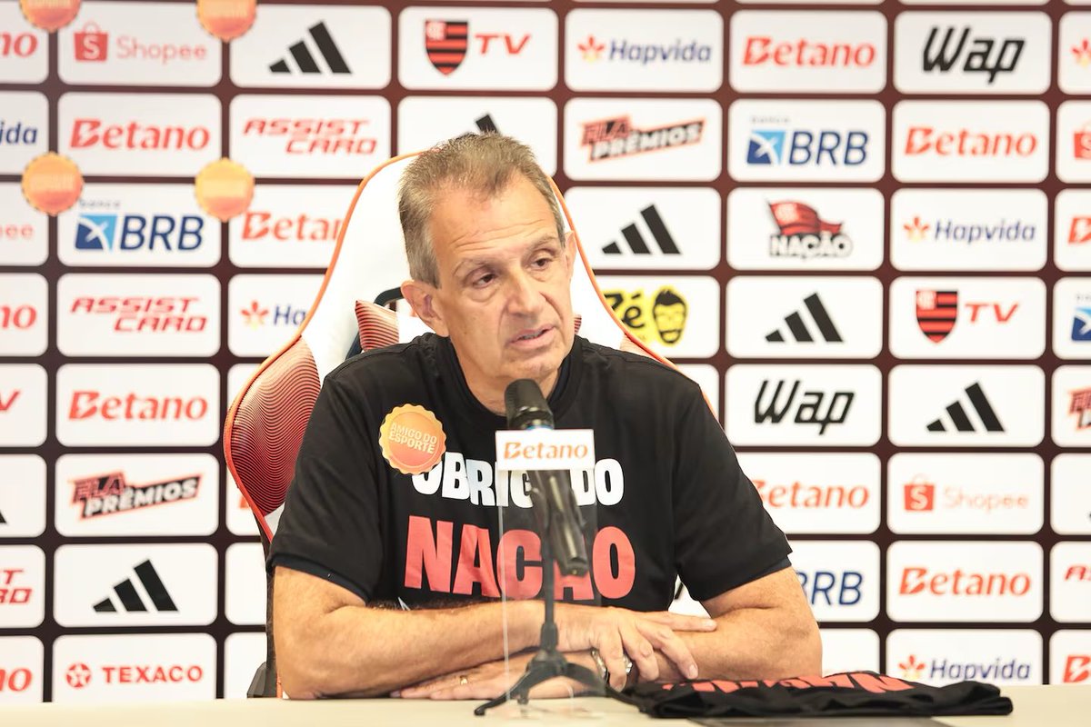 “O Flamengo jamais vai ser uma SAF. O Flamengo é como o Real Madrid, não precisa se transformar em uma SAF.”

🎙️ Bap, presidente do Flamengo, ao jornal espanhol AS.
📸 Gilvan de Souza/CRF