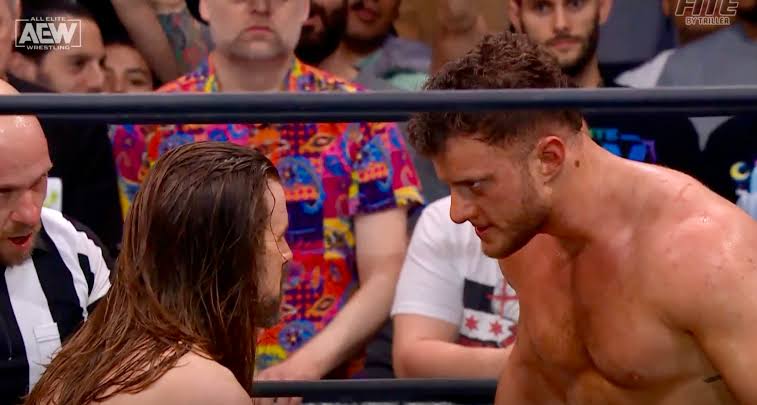 DFW_Wrestling's tweet photo. With that, Max throws the mic, the two men stare down, coming face to face in the ring, the crowd cheers loudly as they stare down intensely..THIS WILL BE AWESOME! https://t.co/Bu4zR402bs