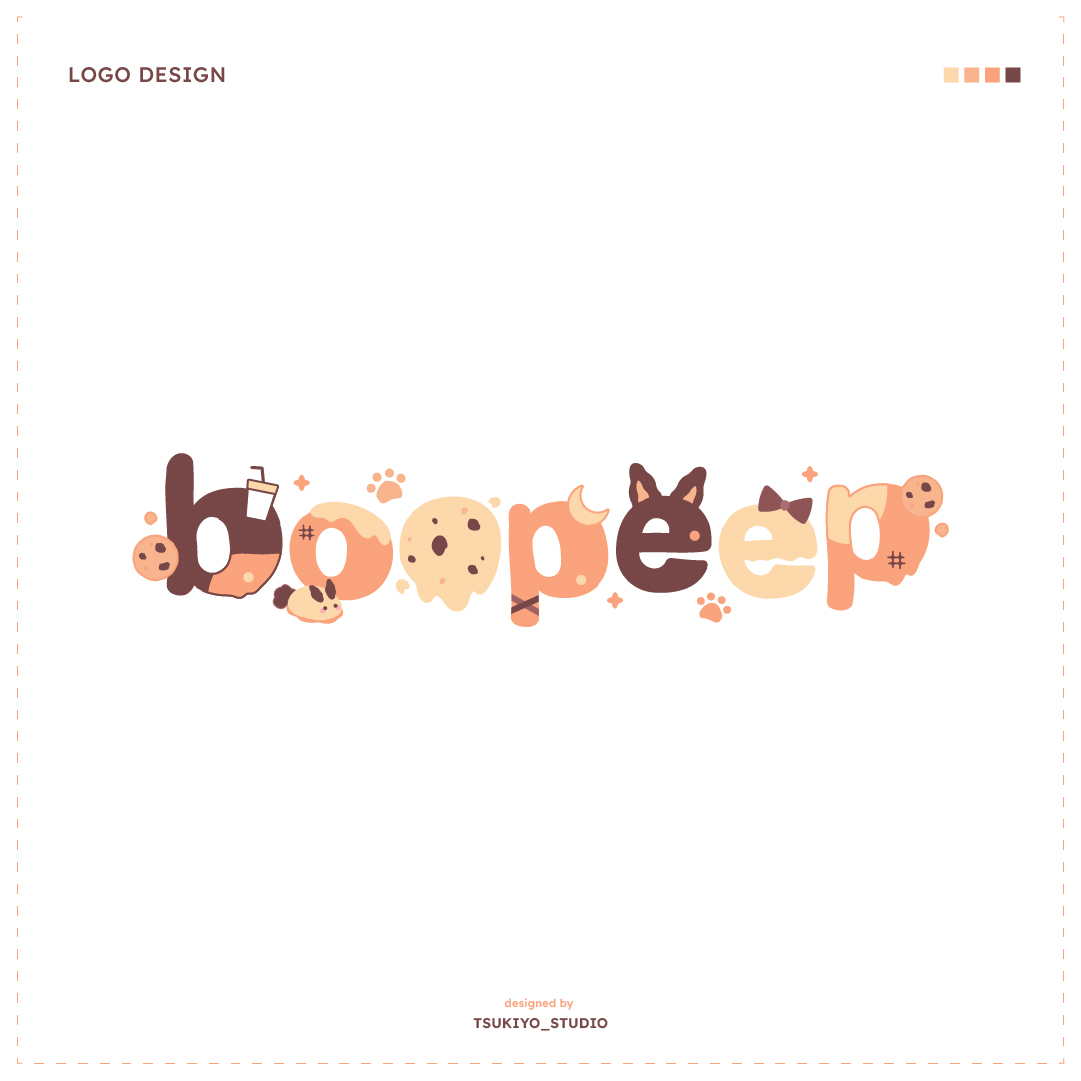 【 work 】         
Logo Design ⟡ <a href="/seabunnypeep/">꒰ᐢ. .ᐢ꒱ peep 🍪┆ seabunny 🥤</a>  

i made this cute cookies themed logo for boopeep, thank you. i loved created everything especially the yellow seabun :3 🍪🥛!  #VTuberAssets