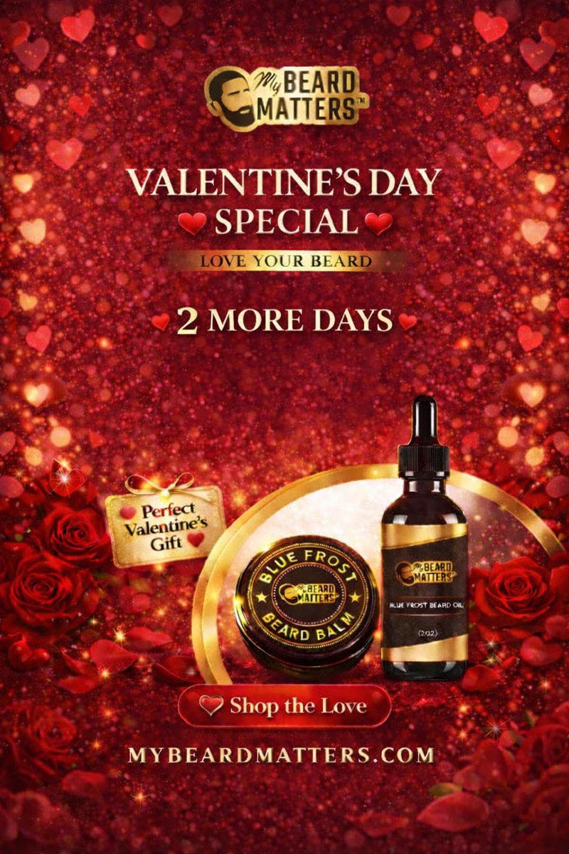 HollywoodDub's tweet photo. Queens 👑
The Valentine’s Day countdown is ticking…2 more days left.
Secure the gift that keeps him polished and picture-ready.
Details matter. Presentation matters. His beard matters
Shop now 👉 https://t.co/j7FgtMIw9D

#CountdownToValentines #GiftWithIntention #MyBeardMatters https://t.co/pOPly3RUcp