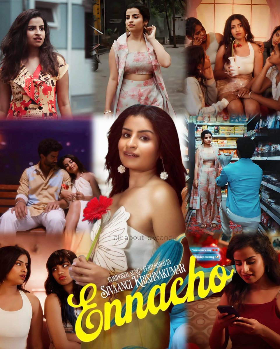 bein_alonee's tweet photo. #Ennacho is out now!! 
@sivaangi_k Feels so surreal seeing the little girl from the Super Singer stage grow into this amazing artist. A song composed, sung, and performed by you—what a proud moment! 🥹❤️
Words can’t describe how proud I am, sivu 🥹❤️ It’s on loop already!!🫠❤️ https://t.co/cMKsnbR7J3