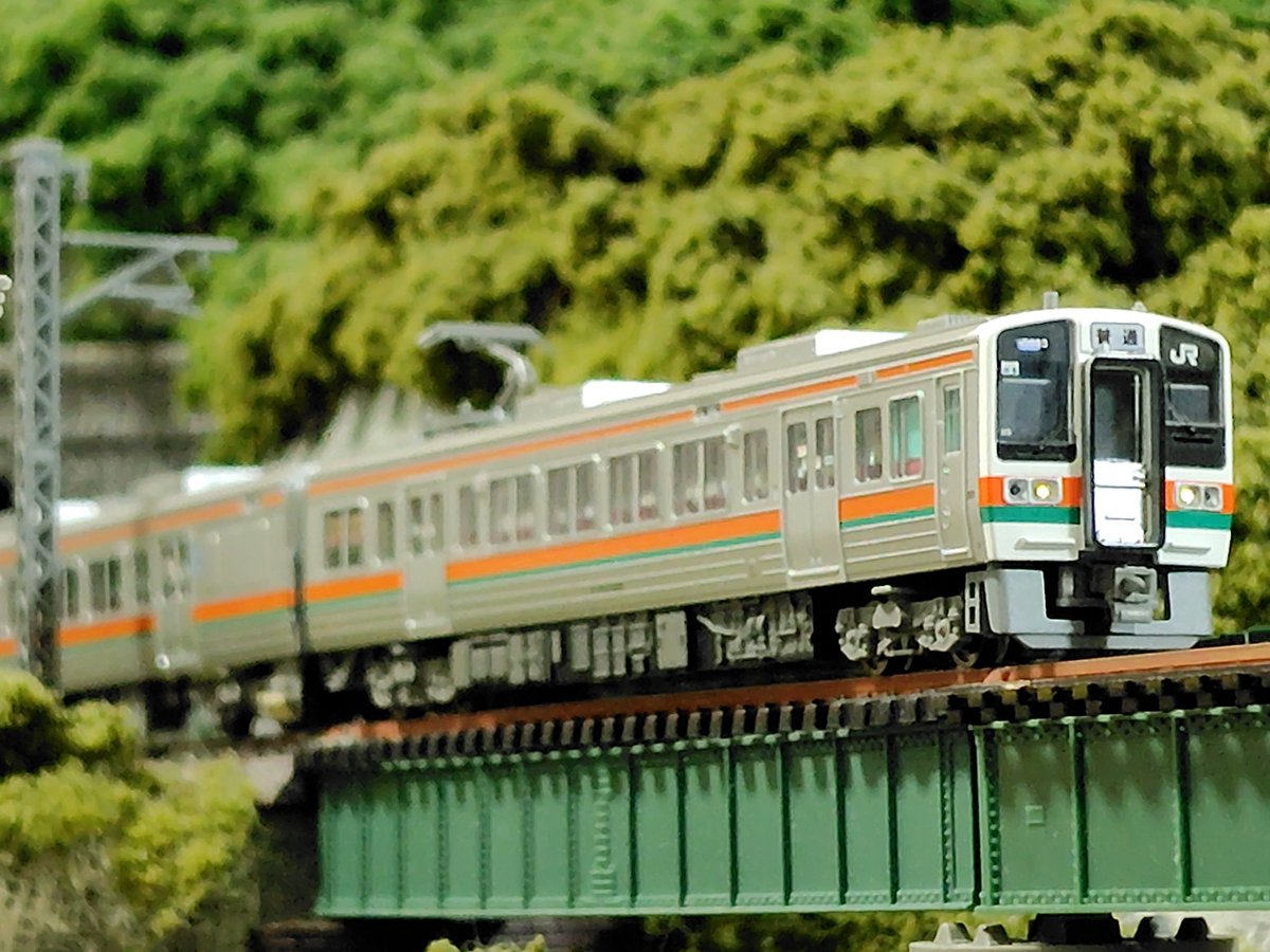 213系の日 マイクロエース製、5000番台。 飯田線で最期の活躍をしてい