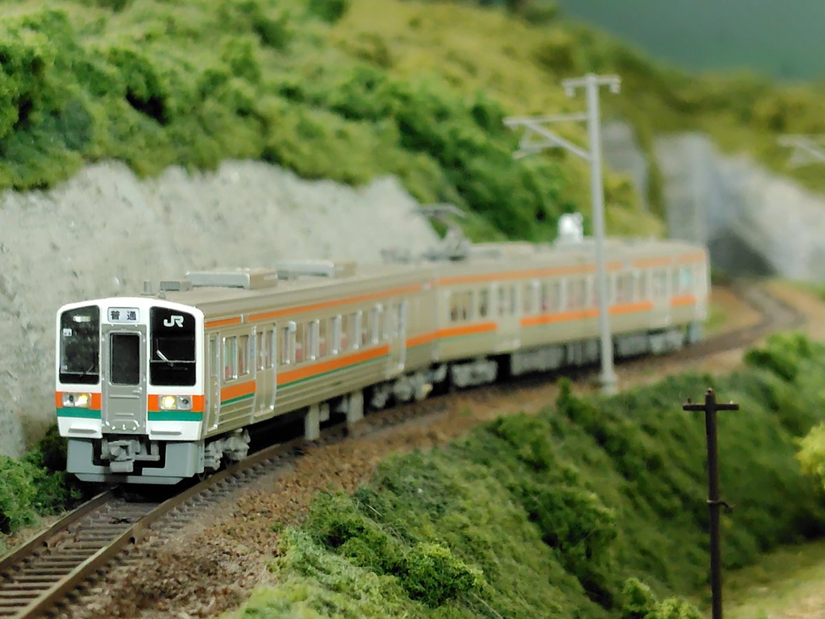 213系の日 マイクロエース製、5000番台。 飯田線で最期の活躍をしてい