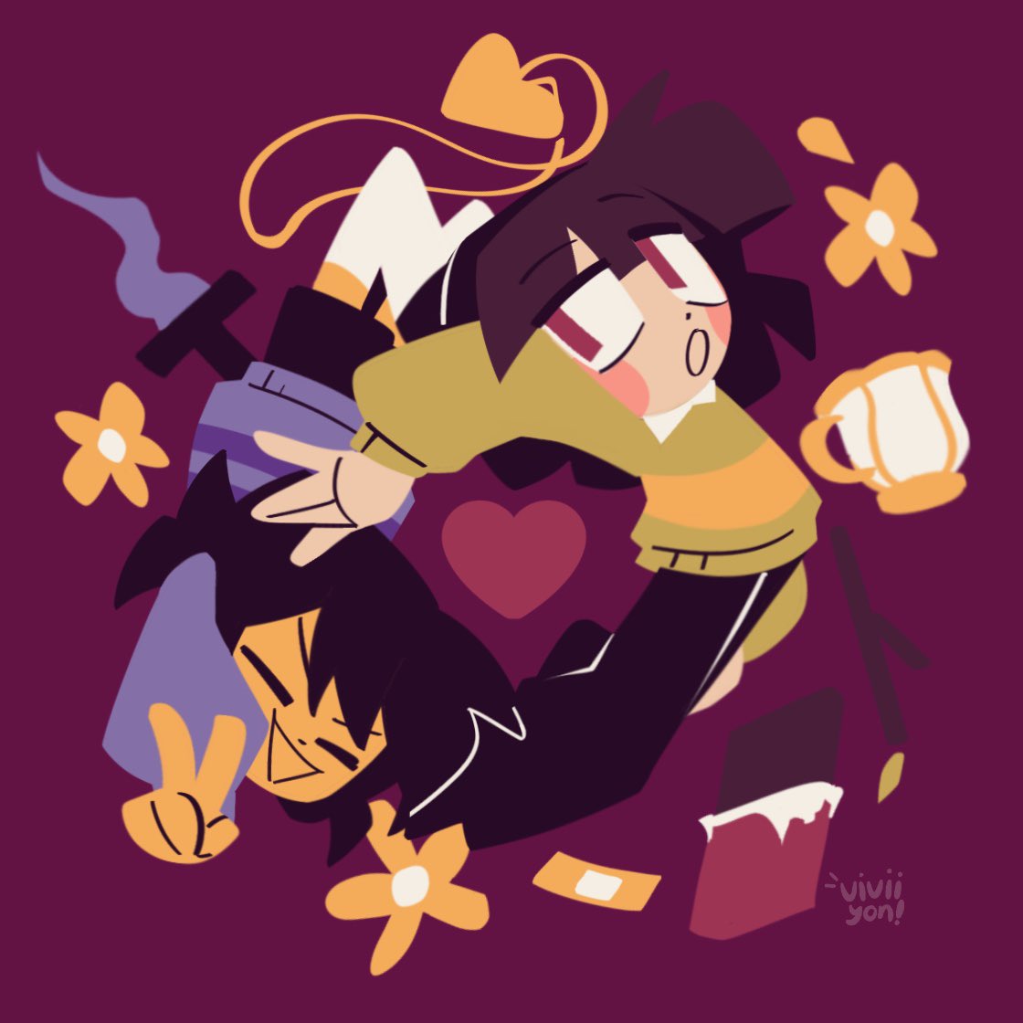 A soul or two or a soul for two? 

#undertale #undertalefanart