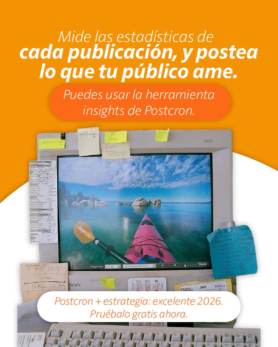 Postcron (español) tweet media