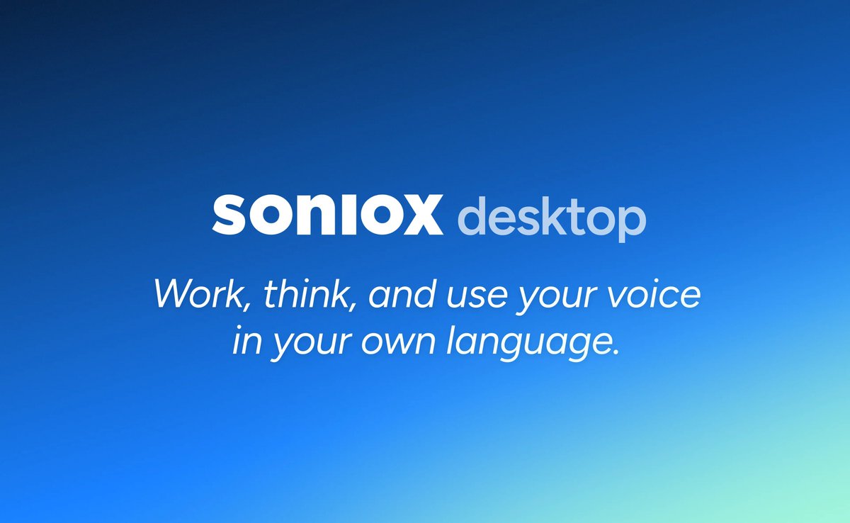 Voice AI has been English-first for too long. Today we’re launching the new Soniox Desktop App, bringing Smart Scribe, Translator, and Voice Typing into one unified desktop experience.

You can now:
✅ Capture meetings and conversations live
✅ Communicate across languages in