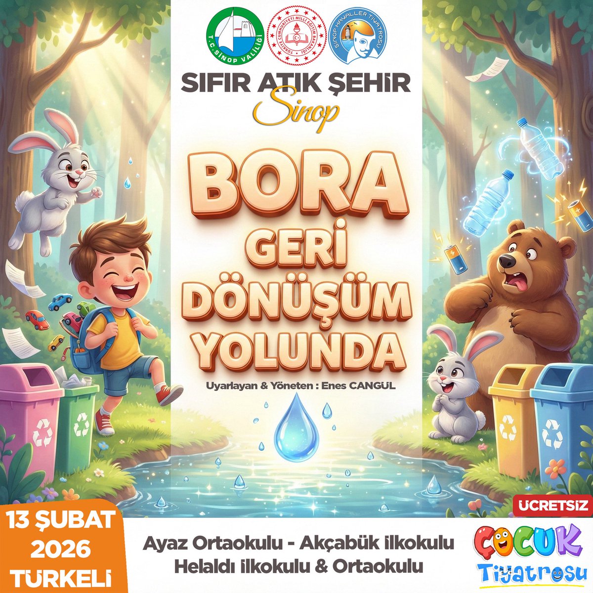 Şimdi rotamız Türkeli 🎭

Maddi ve manevi destekleriyle yanımızda dimdik duran, sadece destek vermekle kalmayıp vizyonumuza güç katan, eğitime ve sanata yatırımın geleceğe yatırım olduğuna inanan kıymetli iş insanı Hakkı Çakan’a gönülden teşekkür ediyoruz.

İyi ki varsınız. 🫶