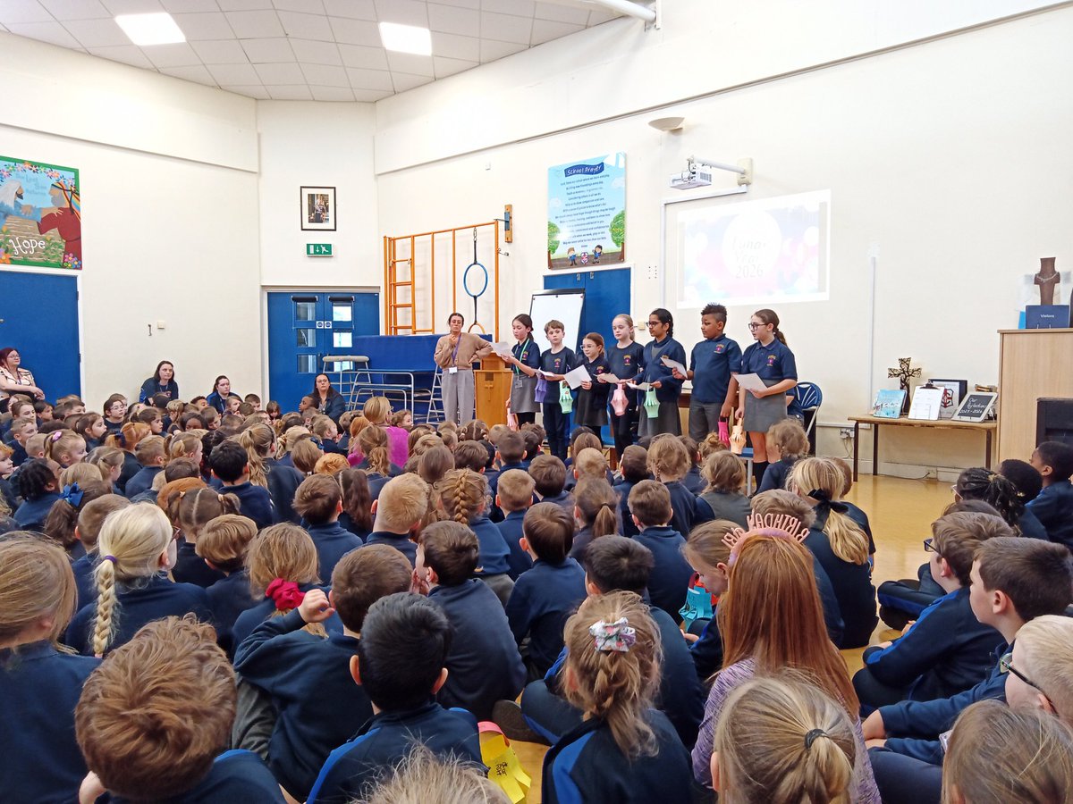 Thank you <a href="/MissHynesSGC/">Miss Hynes</a> for the Lunar New Year Assembly today. The children showcased what they have been learning about the festival! <a href="/MrGSGC/">Mr Grogan</a>
