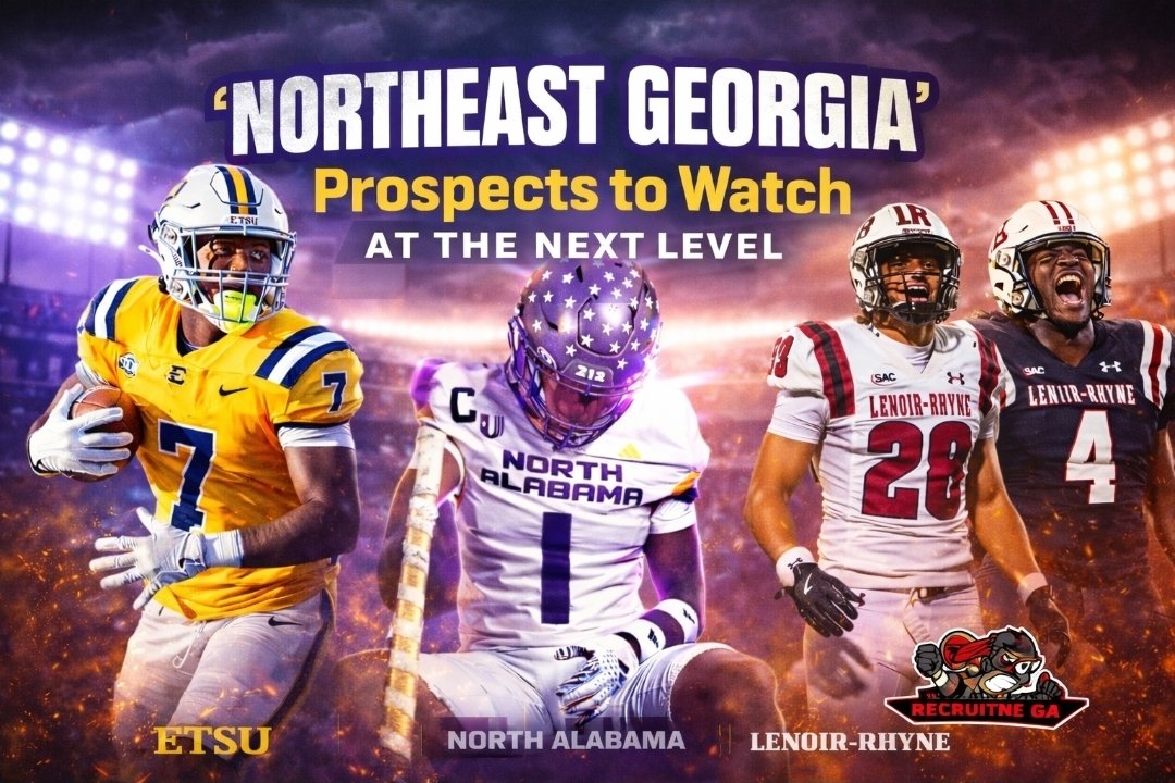 Kicking off the Recruit New Elite Generational Athletes spotlight on area players to watch at the next level. 

Navy Curry (Athens Christian) DB 
North Alabama <a href="/3dchamps_navy/">Navy Curry</a>

KJ Whitehead (Athens Academy) DB 
Lenior Rhyne <a href="/KJWhitehead2/">KJ.</a>

Jaiden Daniels (Commerce) RB
ETSU