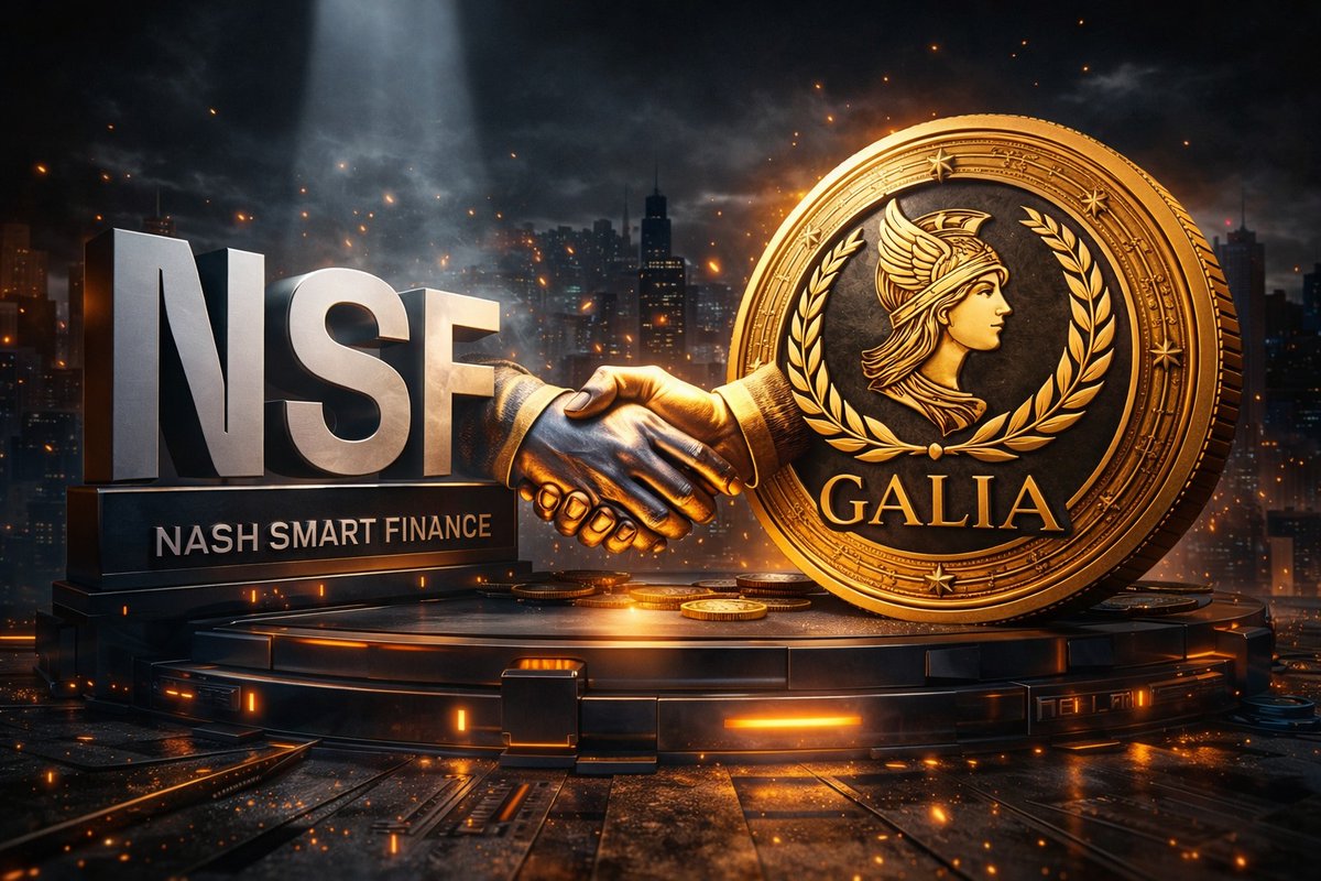 🚀 OFICIAL: Nash Smart Finance anuncia el patrocinio estratégico de Galia Finance 🧱 Infraestructura respaldando infraestructura. Galia nace con 100% del supply en circulación, modelo transparente y enfoque en construcción, no hype. Seguimos construyendo valor real.