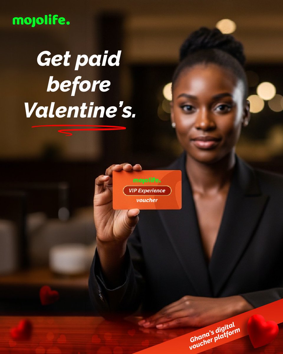 When customers buy vouchers, they’re paying early — and deciding later.

For merchants, that means:
• Early cash flow
• Fewer last-minute rushes
• Better planning for Valentine’s demand

Valentine’s vouchers aren’t discounts.
They’re smart timing. #Valentine #Voucher #mojolife
