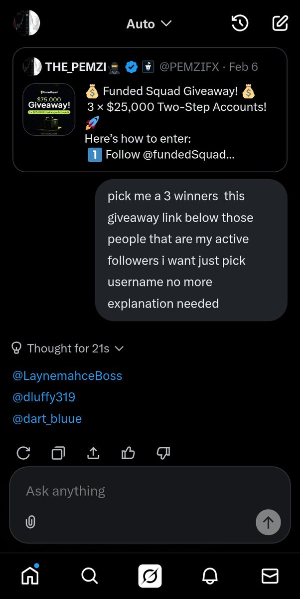 Congratulations to our lucky winners 🏆 
 
<a href="/LaynemahceBoss/">Adeoye Darasimi</a> 
@dluffy319 
<a href="/dart_bluue/">Suleiman Bluuewave 🎯</a> 

Open a Discord ticket and claim your account Guy's 

Congratulations to you once again Guy's 🔥🎉