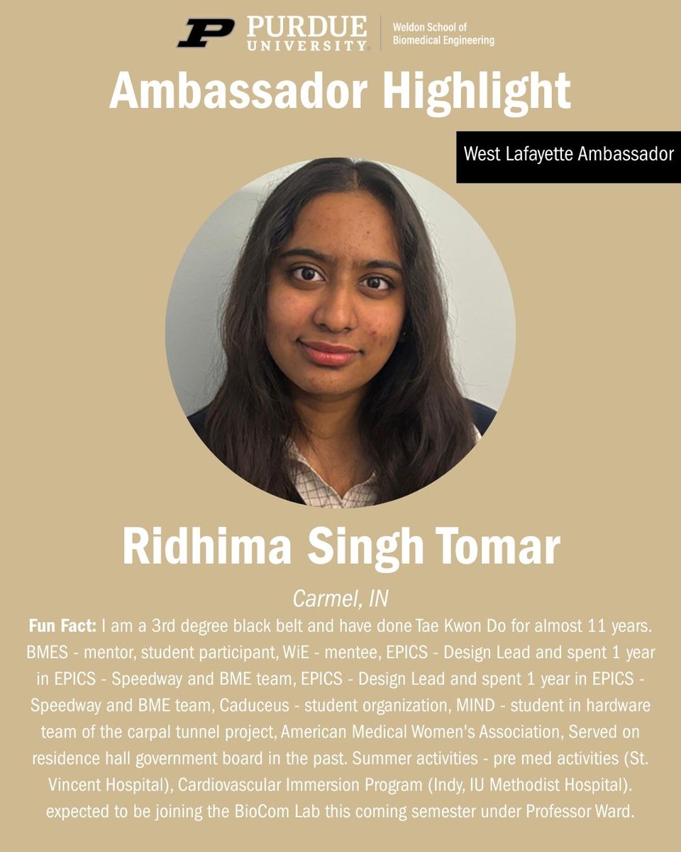 Purdue Weldon School of Biomedical Engineering tweet media