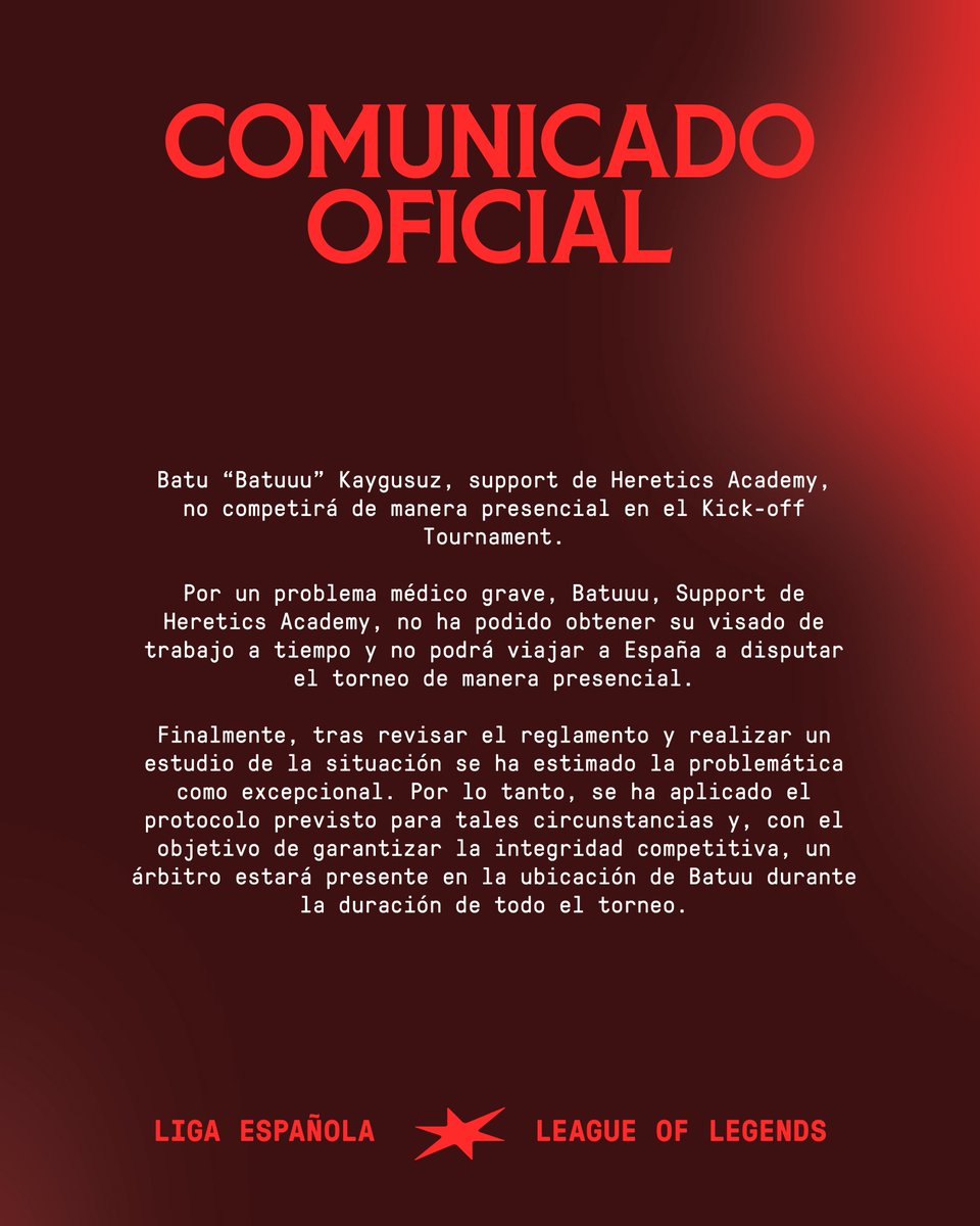 LES - Liga Española de League of Legends tweet media
