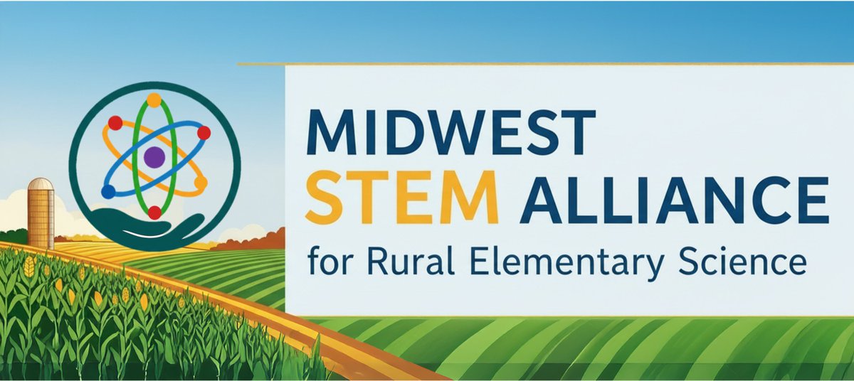 COE_UNI's tweet photo. Are you a rural elementary teacher who enjoys teaching science or STEM? The Midwest STEM Alliance seeks Iowa teachers for a 'STEM Teacher Corps' to strengthen rural elementary science teaching and support educators. Learn more &amp; apply by Feb. 28: https://t.co/1B6zbHyROo https://t.co/lutvFhI9Np