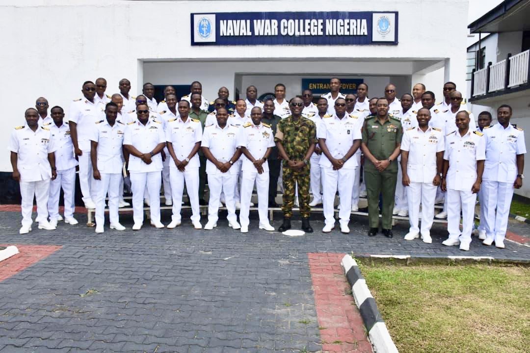 NWCN_Calabar's tweet photo. The Commander Operations Delta Safe delivered a lecture titled ‘Imperative of Joint Operations: Joint Task Force South South Operation Delta Safe in Perspective’, to participants of NWC 10 of the Naval War College Nigeria. 

Read more >> https://t.co/2dfn2teuNY https://t.co/kLezA4ZrjO