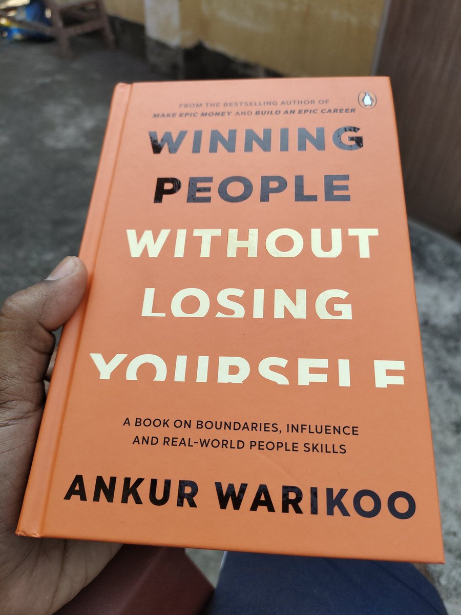 iamsandip23's tweet photo. I received this book today.
Strong binding. Premium pages.
A gift to myself — a promise to grow better and stronger.
#WinningPeopleWithoutLosingYourself
@warikoo 
#book https://t.co/eWZZjiqnah